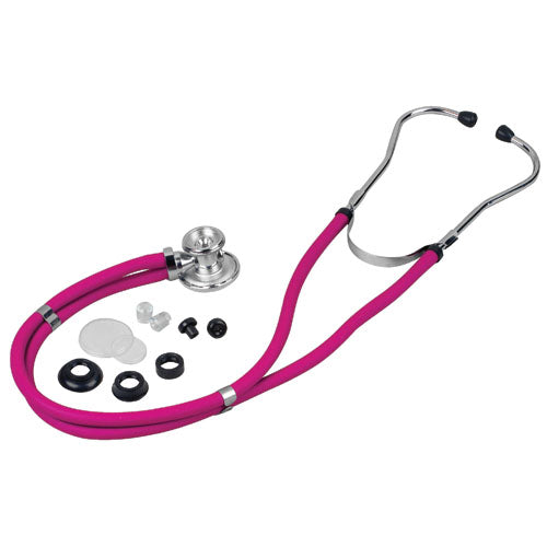 Veridian Healthcare Sprague Rappaport-Type Stethoscope Magenta in Retail Box