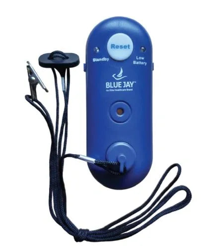 ALARM ALERT Magetic Alarm with Clothing Clip an excellent fall prevention solution Reliable practical Metal clip attaches to patients clothing When the patient tries to stand Alarm sound with tone of Music