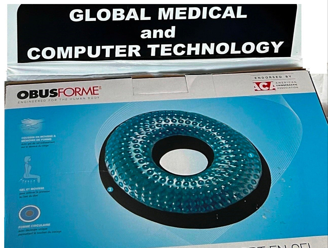 Circular Gel Support Cushion ObusForme
