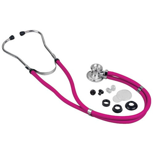 Veridian Healthcare Sprague Rappaport-Type Stethoscope Magenta in Retail Box