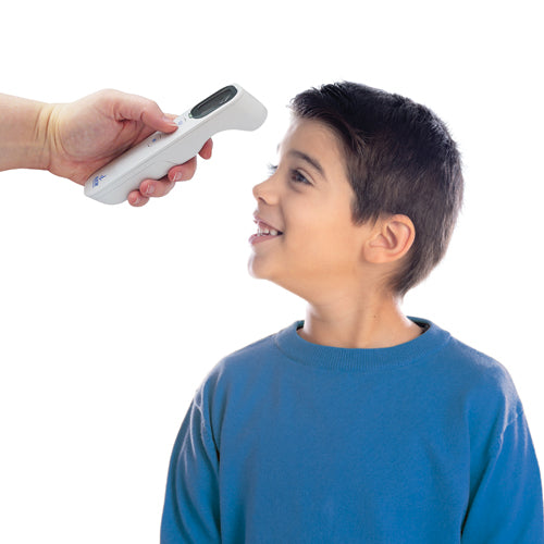 Infrared Forehead Thermometer  takes your temperature without ever coming in contact with your skin Fast, accurate temperature readings in only 1 second Records the last 32 readings