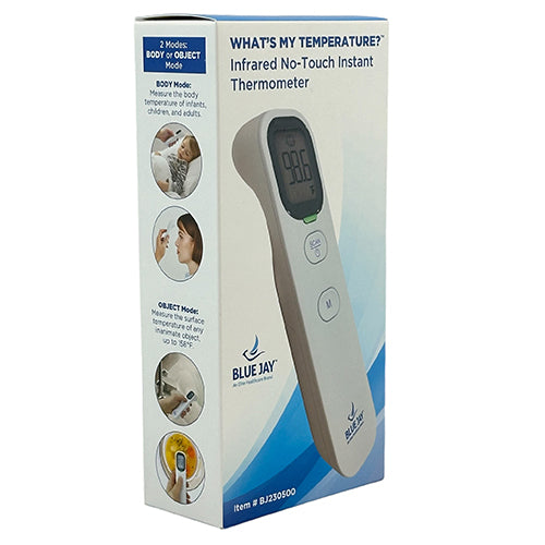 Infrared Forehead Thermometer  takes your temperature without ever coming in contact with your skin Fast, accurate temperature readings in only 1 second Records the last 32 readings