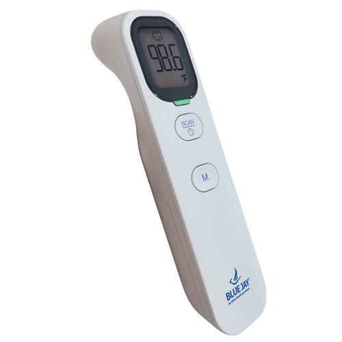 Infrared Forehead Thermometer  takes your temperature without ever coming in contact with your skin Fast, accurate temperature readings in only 1 second Records the last 32 readings