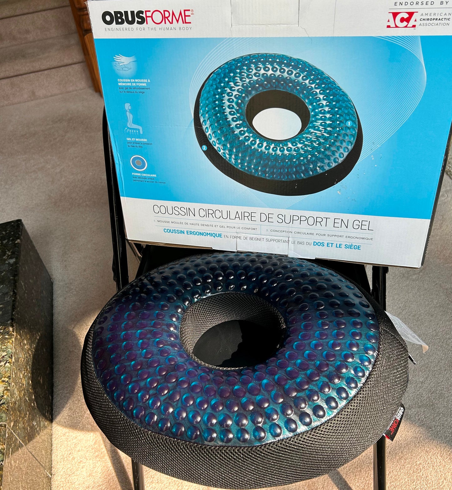 Circular Gel Support Cushion ObusForme