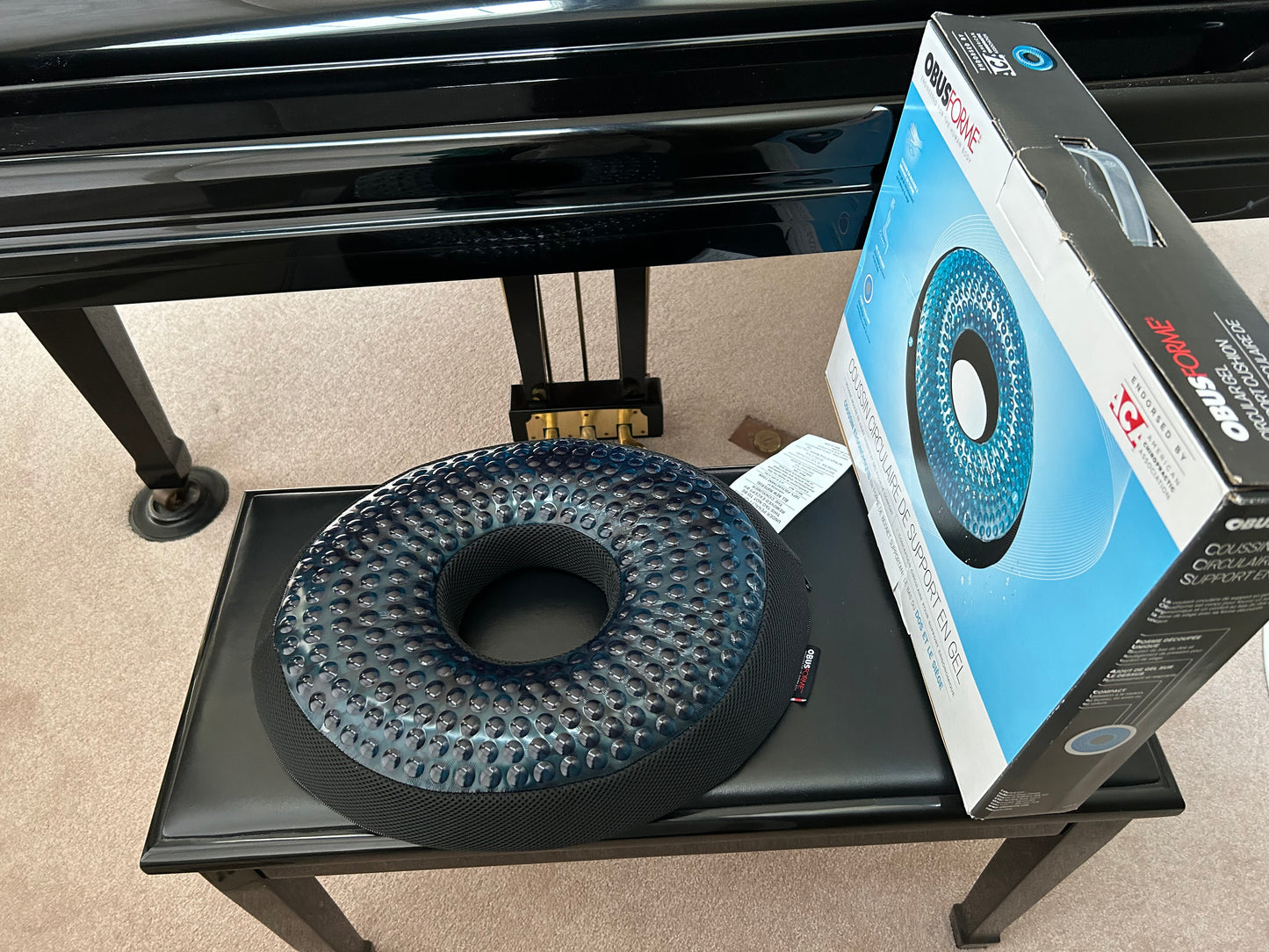 Circular Gel Support Cushion ObusForme