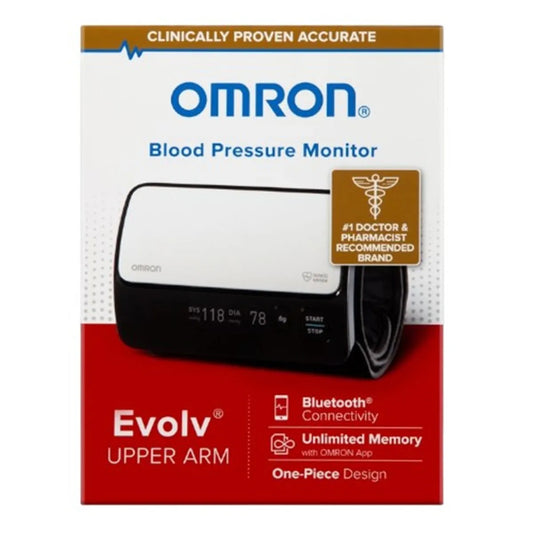 OMRON Evolv Wireless Upper Arm Blood Pressure Monitor BP7000 & BCM-500 Body Composition Monitor and Scale with Bluetooth Connectivity heart health algorithm Advanced Accuracy clinically-accurate readings